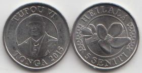 Тонга 5 сенити 2015 UNC