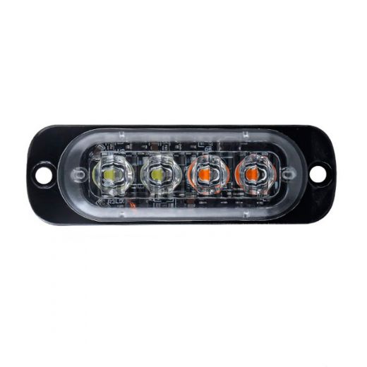 Светодиодная фара-вспышка стробоскоп белый/желтый GB1565(12-24V)