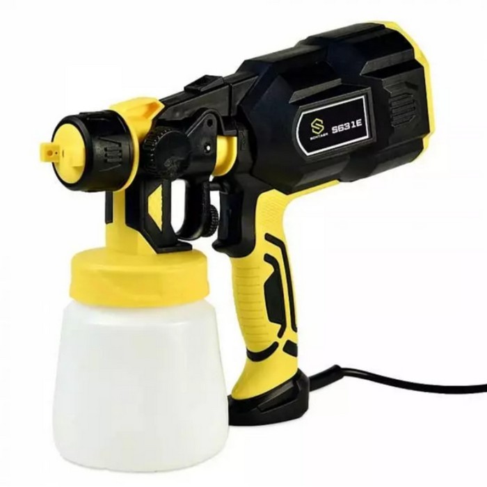 Schtaer S631E-18 Электрический окрасочной пистолет с нижним бачком и дюзой 1,8мм.