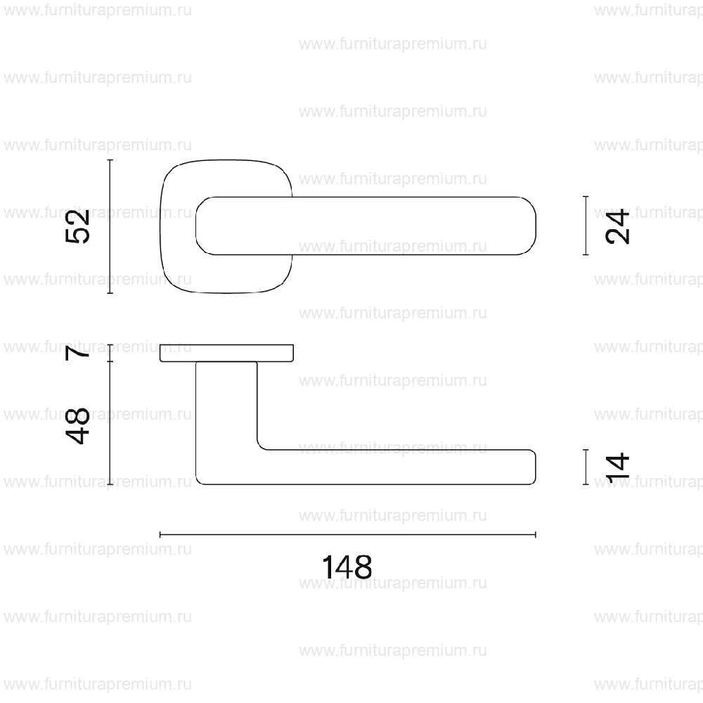 Ручка Aprile Ixia QR 7S