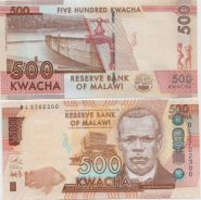 Малави 500 квача 2017 год UNC
