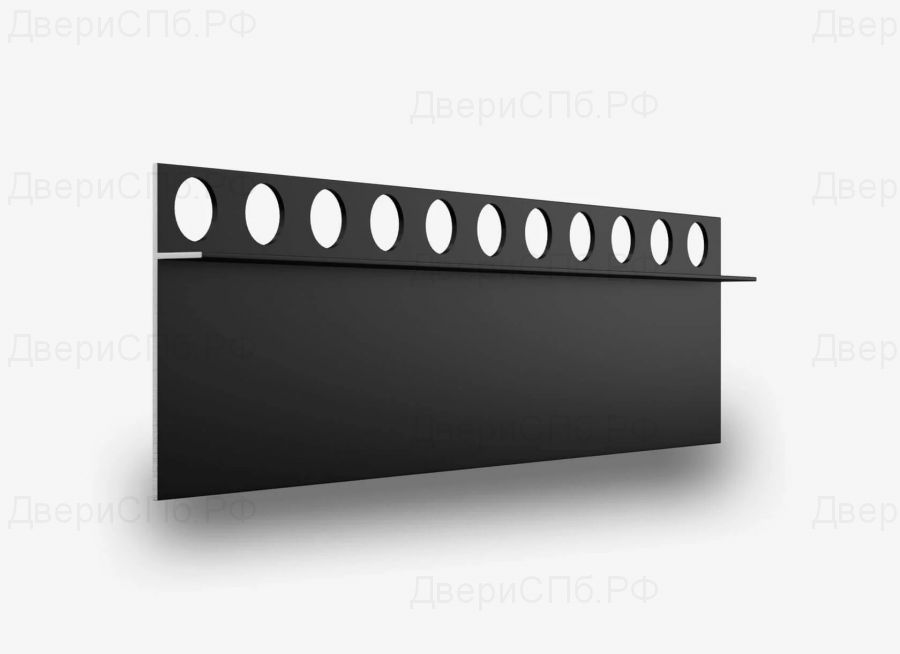 Теневой плинтус SC 7429 чёрный