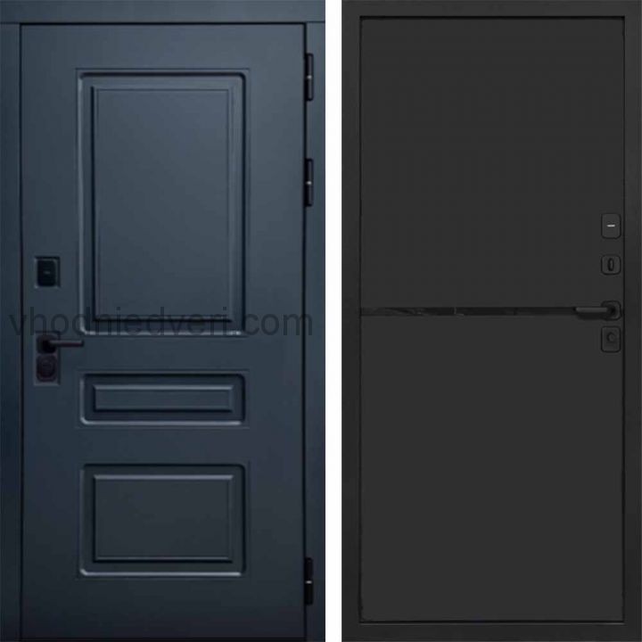 Входная дверь Termo-door Аляска Графит с терморазрывом - Нео Black