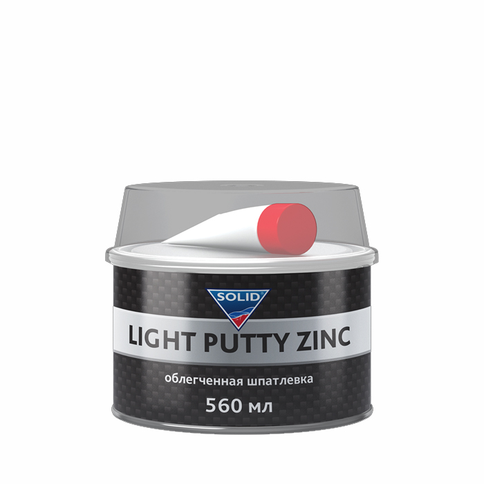 Solid PROFESSIONAL LINE LIGHT PUTTY ZINC облегченная шпатлевка, 560мл.