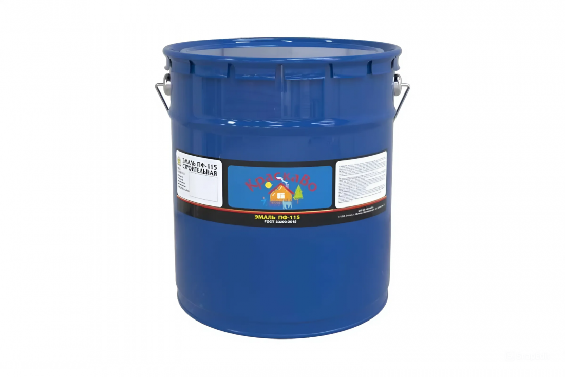 КраскаВо Эмаль Москвичка ПФ-115, темно-зеленая, объем 5 кг.