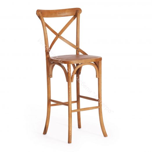 Стул CROSS BAR (mod.CE6002)	дерево вяз, 49.5*52.5*117, Груша (№3)