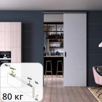 Раздвижная дверь Vega Standart 80 вдоль стены до 80 кг