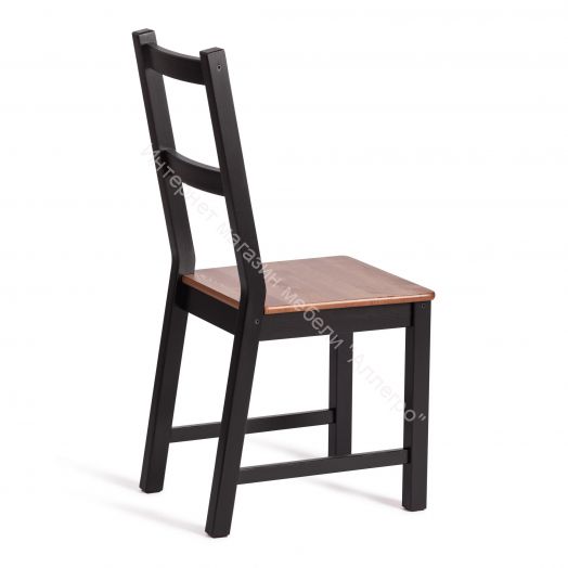 Стул Соната / Sonata chair массив сосны, 41х50х95 см, антик/чёрный