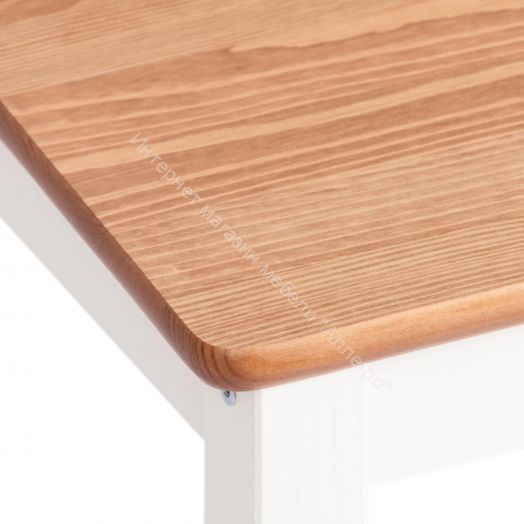 Стул Соната / Sonata chair массив сосны, 41х50х95 см, антик/белый