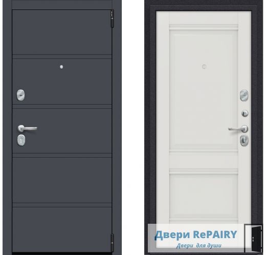 Входная дверь Porta R-3 8/K42 Graphite Pro/Alaska