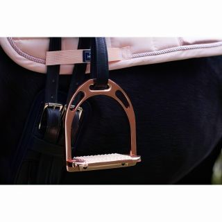Алюминиевые стремена -Rose-gold- "HKM"