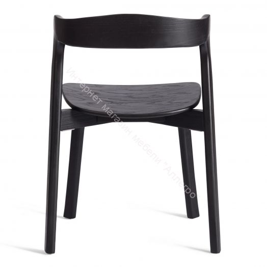 Стул ASGARD дерево вяз, Чёрный, 48х43х76 см