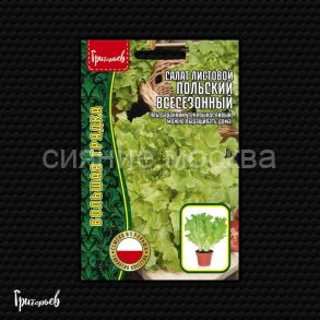 Салат Польский Всесезонный листовой, 1000 шт (Ред.Сем. Григорьев)