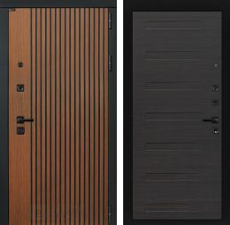 Входная дверь Лабиринт STORM - 14 Эковенге горизонтальный