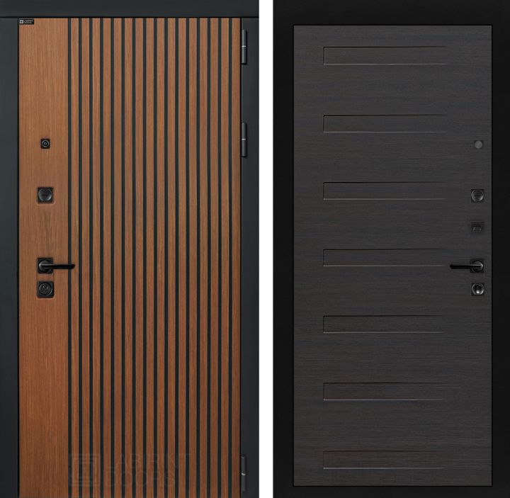 Входная дверь Лабиринт STORM - 14 Эковенге горизонтальный