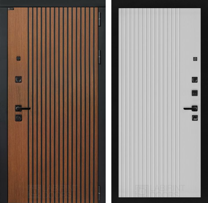 Входная дверь Лабиринт STORM - 29 Белый софт рельеф