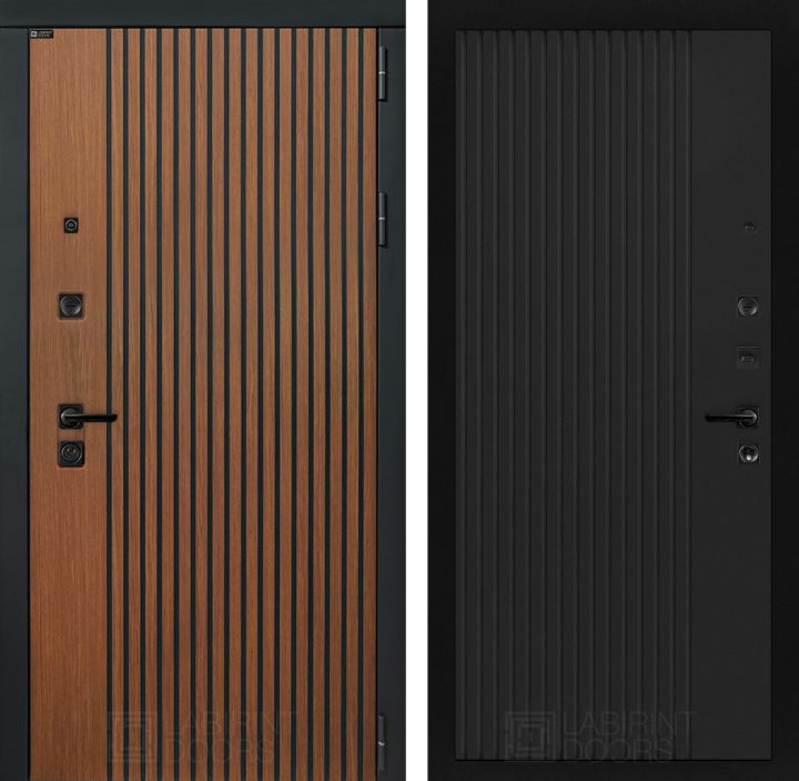Входная дверь Лабиринт STORM - 29 Черный кварц