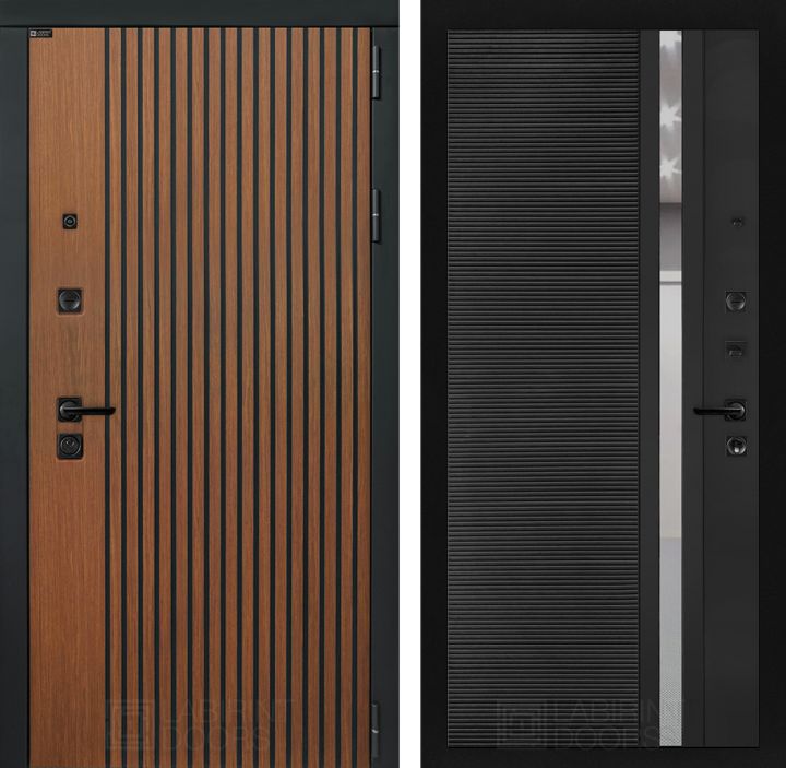 Входная дверь Лабиринт STORM - 31 Черный кварц