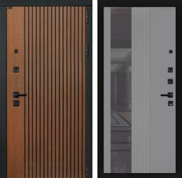 Входная дверь Лабиринт STORM - 32 Серый софт рельеф