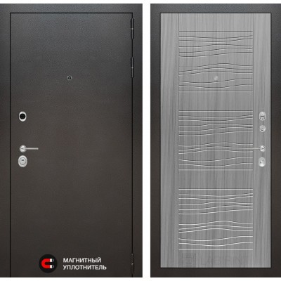 Входная дверь Лабиринт SILVER - 06 Сандал серый