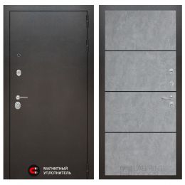Входная дверь Лабиринт SILVER - 25 Бетон светлый