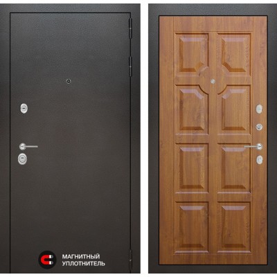 Входная дверь Лабиринт SILVER - 17 Золотой дуб