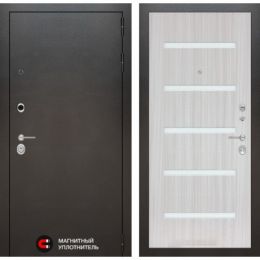 Входная дверь Лабиринт SILVER - 01 Сандал белый