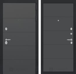 Входная дверь Лабиринт ART - 13 Графит софт