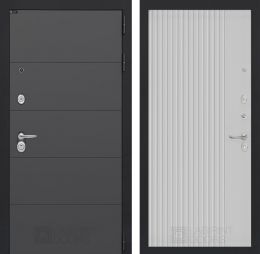 Входная дверь Лабиринт ART - 29 Белый софт рельеф