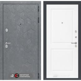 Входная дверь Лабиринт BETON - 11 Белый софт