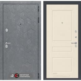 Входная дверь Лабиринт BETON - 03 Крем софт