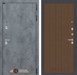 Входная дверь Лабиринт BETON - 29 Дуб кантри темный