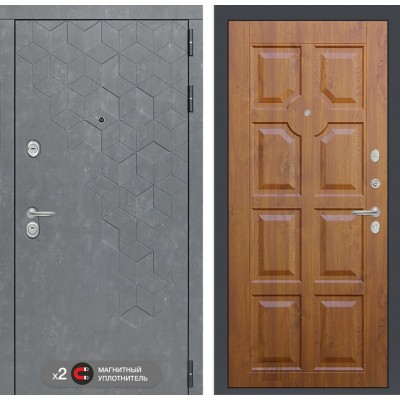 Входная дверь Лабиринт BETON - 17 Золотой дуб