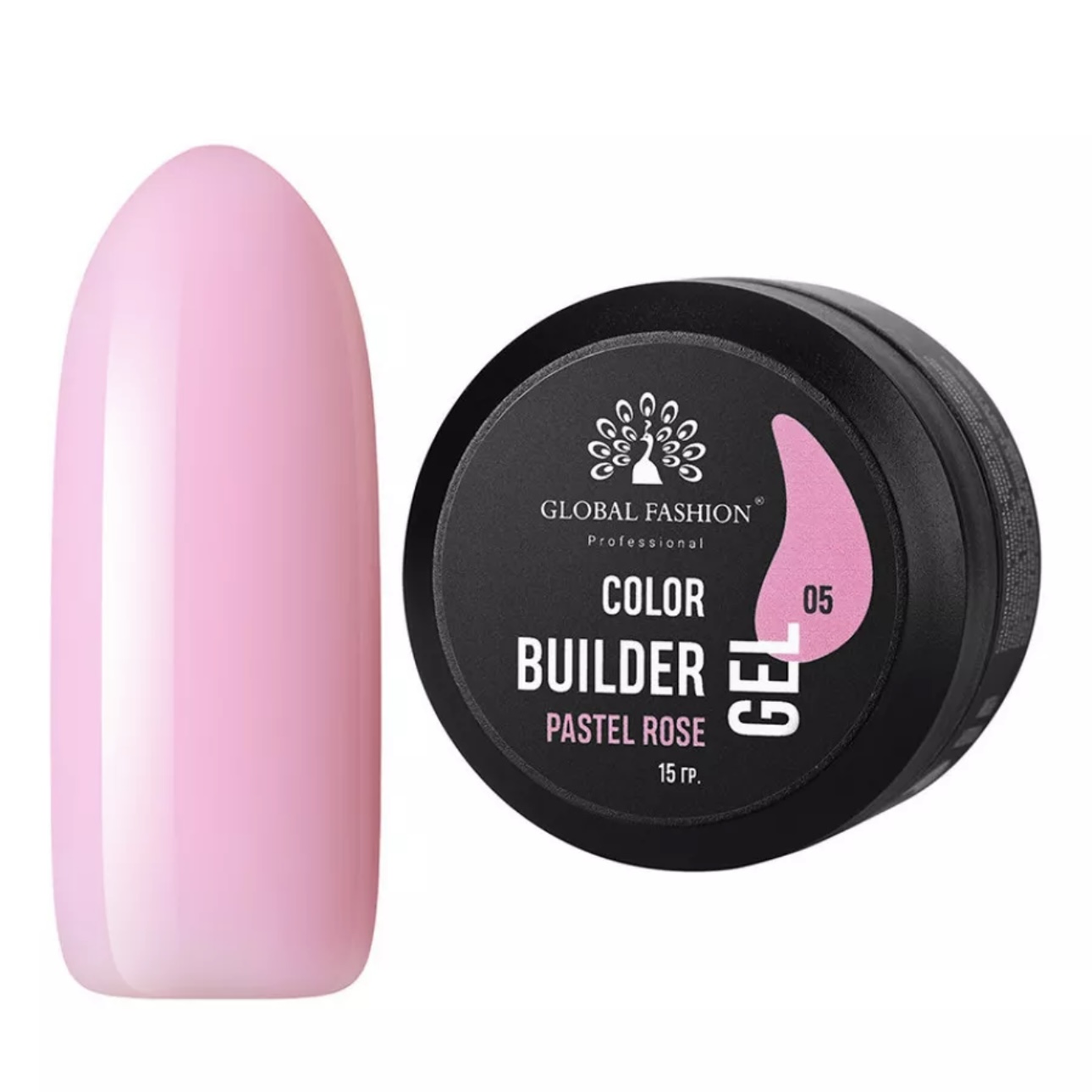 Гель Color Builder Gel №05, Pastel rose