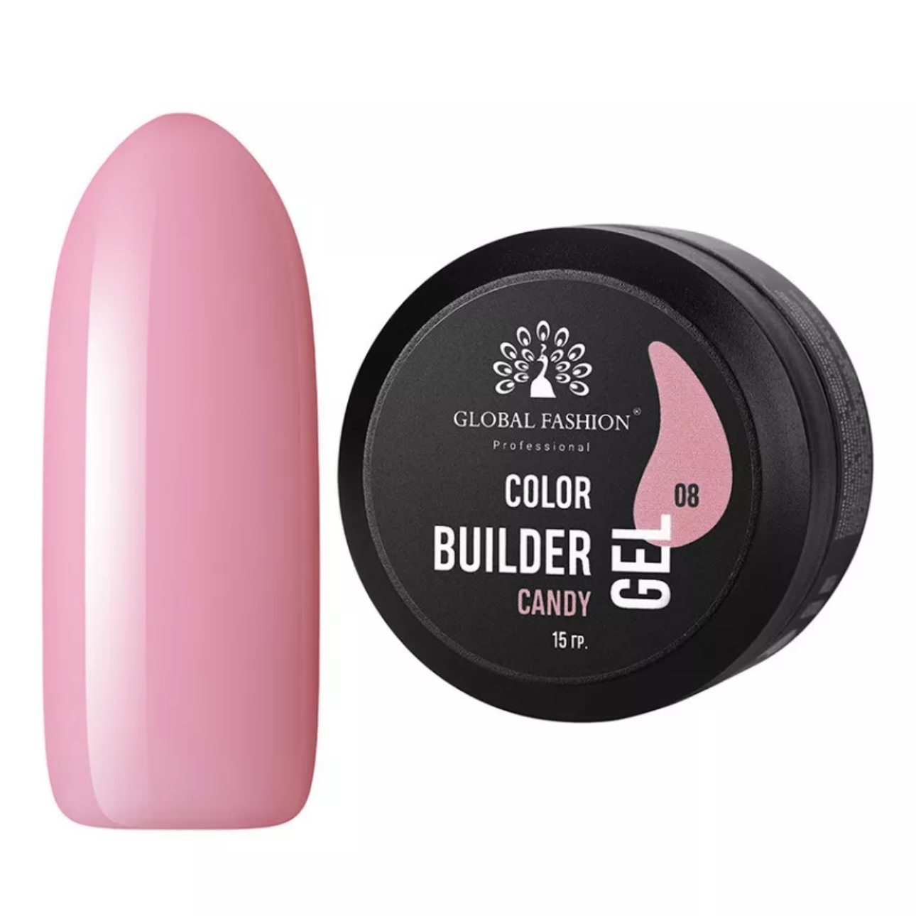 Гель Color Builder Gel №08, Candy