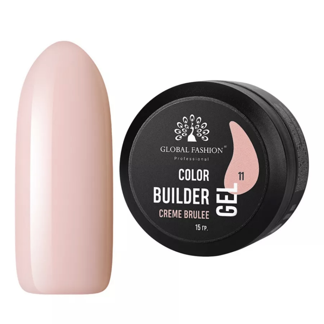 Гель Color Builder Gel №11, Creme brulee