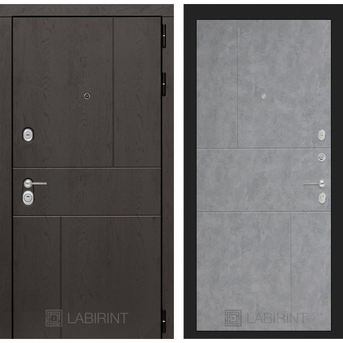 Входная дверь Лабиринт URBAN - 21 Бетон светлый