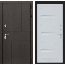 Входная дверь Лабиринт URBAN - 14 Дуб кантри белый горизонтальный