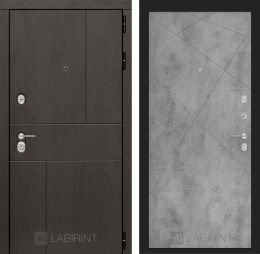 Входная дверь Лабиринт URBAN - 24 Бетон светлый