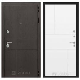 Входная дверь Лабиринт URBAN - 21 Белый софт