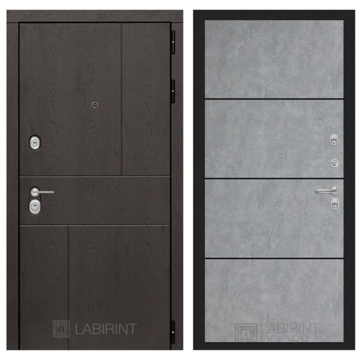 Входная дверь Лабиринт URBAN - 25 Бетон светлый