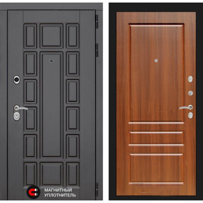 Входная дверь Лабиринт NEW YORK - 03 Орех бренди