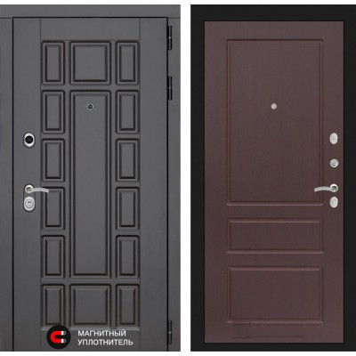 Входная дверь Лабиринт NEW YORK - 03 Орех премиум