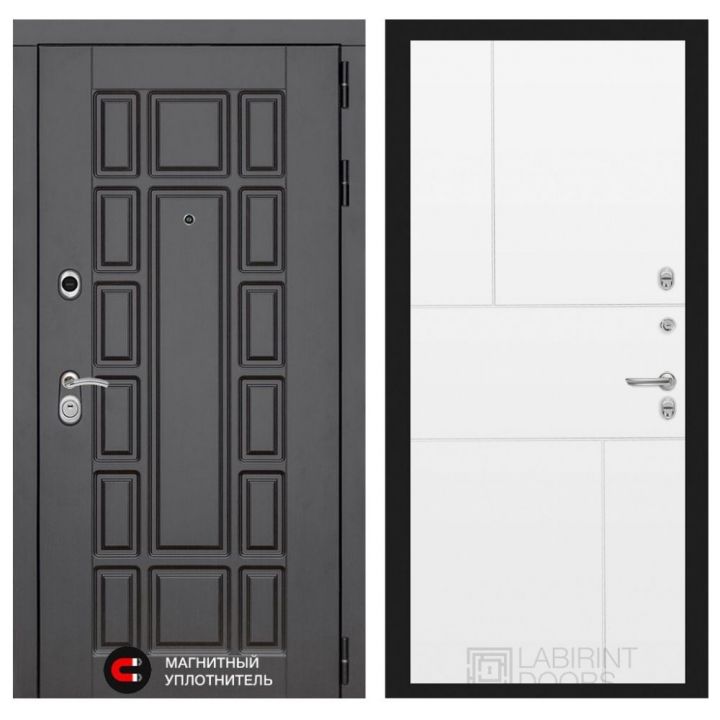 Входная дверь Лабиринт NEW YORK - 21 Белый софт