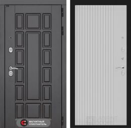 Входная дверь Лабиринт NEW YORK - 29 Белый софт рельеф