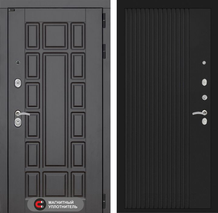 Входная дверь Лабиринт NEW YORK - 29 Черный кварц