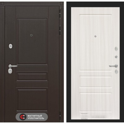 Входная дверь Лабиринт MEGAPOLIS - 03 Сандал белый