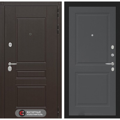 Входная дверь Лабиринт MEGAPOLIS - 11 Графит софт