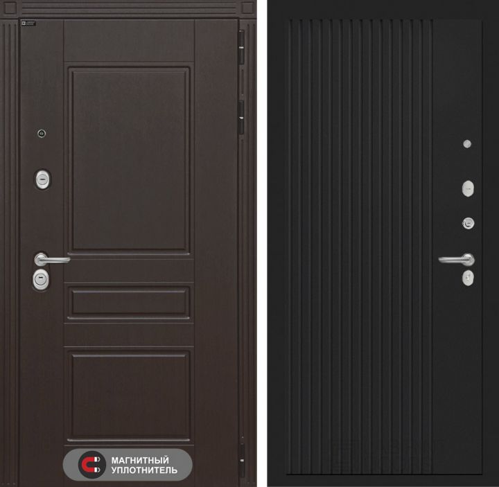 Входная дверь Лабиринт MEGAPOLIS - 29 Черный кварц