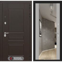 Входная дверь Лабиринт MEGAPOLIS - Зеркало максимум Грей софт